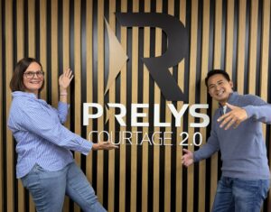 Claire Hall et Didier Soum, franchisés Prelys Courtage à Taverny